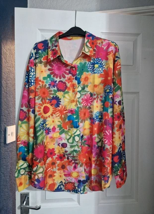 Funky very brite brand new shirt, brand: Shein, condition: New with tags, size: L / UK 16-18, £5.00, £5.95 includes Buyer Protection