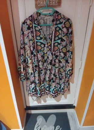 Robe ou tunique coloré à motif Made In Italy taille Unique, brand: Made In Italy, condition: New without tags, size: One size, €8.50, €9.63 includes Buyer Protection