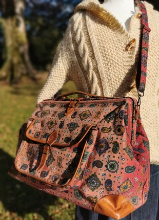 Sac vintage Paisley boho 70s doctor bag, marque: Vintage, état: Bon état, 35,00 €, 37,45 € Protection acheteurs incluse