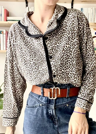 Chemise Léopard en taille 38/40 - Bon état, marque: Noir, état: Bon état, taille: M / 38 / 10, 4,90 €, 5,85 € Protection acheteurs (Pro) incluse
