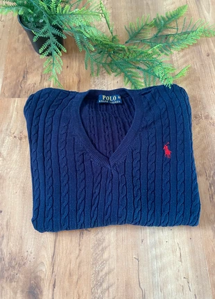 Pull bleu Ralph Lauren torsadés femme, marque: Ralph Lauren, état: Neuf sans étiquette, taille: S / 36 / 8, 42,00 €, 44,80 € Protection acheteurs incluse
