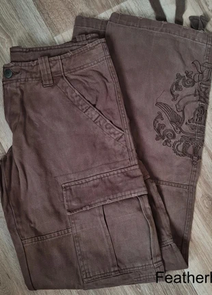 pantalon baggy marron taille Basse femme RG512 brodé Taille S, brand: RG512, condition: Very good, size: S / 36 / 8, €15.00, €16.45 includes Buyer Protection