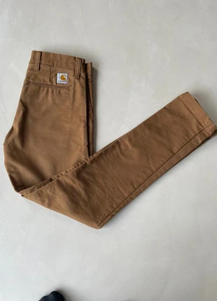 Carhartt WIP Sid Pant couleur Leather (marron clair)., marca: Carhartt, estado: Muito bom, tamanho: S, €30.00, €32.20 inclui Proteção do Comprador