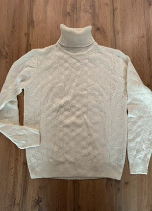 Maglione Dolcevita Uomo - Taglia L – Caldo, Morbido, Colore Crema/Bianco, merk: Candida, staat: Heel goed, maat: L, € 12,00, € 13,30 inclusief Kopersbescherming