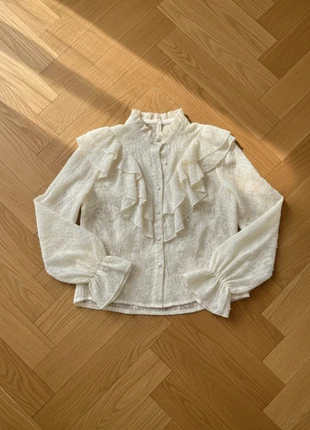 Chemise Blanche Victorienne Volants Romantique Vintage Bohème Chic, marca: Vintage Dressing, estado: Muy bueno, tamaño: S / 36 / 8, 34,99 €, 37,44 € Protección al comprador incluida