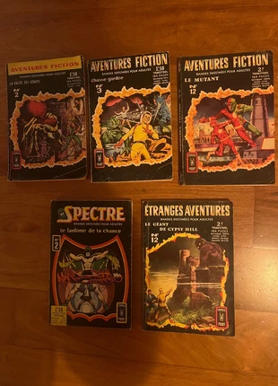 Aredit : Lot de 5 revues BD comics - 1966 -1967-1969, condition: Good, €50.00, €53.20 includes Buyer Protection