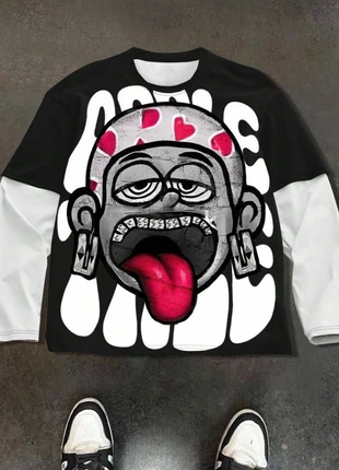 Y2k T-shirt Longsleeve Vintage Dressing Y2k Style, marque: y2k, état: Neuf sans étiquette, taille: L, 35,00 €, 37,45 € Protection acheteurs incluse