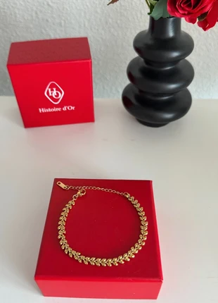bracelet doré maille graine de blé or fin acier inoxydable maillon tendance luxe neuf, brand: histoire d'or, condition: Very good, €16.00, €17.50 includes Buyer Protection Pro