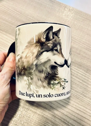 Tazza MUG in ceramica decorata a mano by LiberTea® LUPI, brand: LiberTea®, condizioni: Nuovo con cartellino, €12.90, €14.25 include la Protezione acquisti