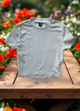 🍬 Crop top côtelé taille XS 34 🍬, marque: Shein, état: Neuf sans étiquette, taille: XS / 34 / 6, 5,99 €, 6,99 € Protection acheteurs incluse