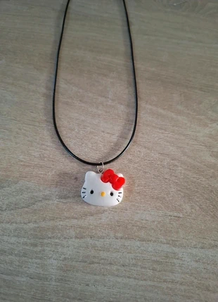 Ketting zwart Hello Kitty, merk: Hello Kitty, staat: Heel goed, € 1,50, € 2,28 inclusief Kopersbescherming