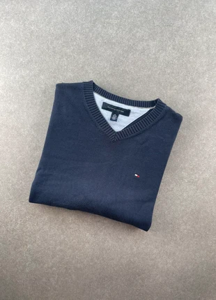 Pull col V Tommy Hilfiger homme marine logo brodé taille XS, marque: Tommy Hilfiger, état: Très bon état, taille: XS, 13,00 €, 14,35 € Protection acheteurs (Pro) incluse