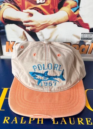 Vintage Polo Ralph Lauren Shark Strapback Cap, brand: Polo Ralph Lauren, condition: Very good, size: One size, £85.00, £89.95 includes Buyer Protection