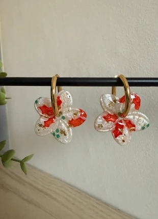 Pampilles 3cm fleur noel. Sans creole, condition: Very good, €3.50, €4.38 includes Buyer Protection Pro