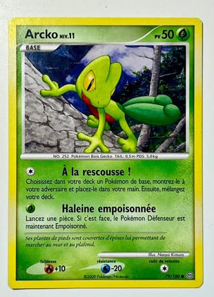 Carte Pokémon Arcko 50pv 79/100, marca: Pokémon, estado: Muy bueno, 1,40 €, 2,17 € Protección al comprador Pro incluida