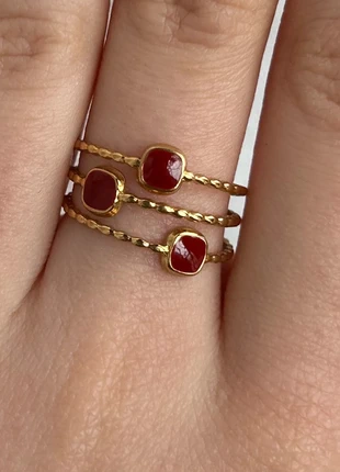 Anello in acciaio inox regolabile dorato, marque: Vintage Dressing, état: Très bon état, taille: Ajustable, 7,00 €, 8,05 € Protection acheteurs incluse