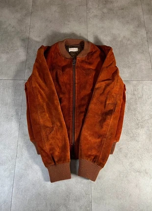 Blouson aviateur en daim kickers marron homme / S homme / orange / daims / y2k / très bon état, merk: Kickers, staat: Heel goed, maat: S, € 60,00, € 63,70 inclusief Kopersbescherming