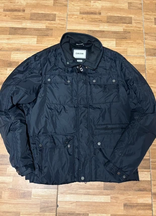 🧥 Chaqueta acolchada GEOX Respira negra – Talla 54 (L/XL), merk: Geox, staat: Goed, maat: L, € 18,00, € 19,60 inclusief Kopersbescherming