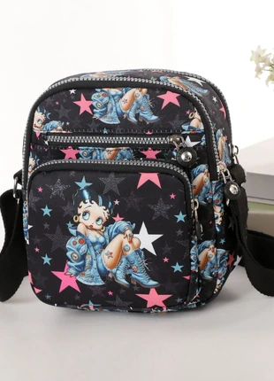 Betty Boop Stars Crossbody Woman Small Shoulder Messenger Satchel Bum Bag, brand: Unbranded, condition: New with tags, £7.99, £9.09 includes Buyer Protection