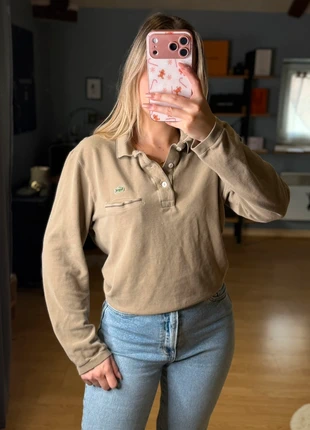 Polo Lacoste vintage à manches longues – Taille M - Très bon état, marca: Lacoste, estado: Muito bom, tamanho: M / 38 / 10, €25.00, €26.95 inclui Proteção do Comprador