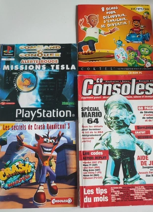 Ensemble Objets Vintage Jeux Vidéo Supplément Magazine, estado: Bom, €2.00, €2.80 inclui Proteção do Comprador