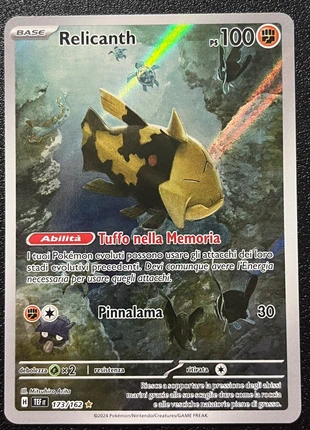 Pokémon Relicanth Illustration Rare Cronoforze Ita, marke: Pokémon, zustand: Sehr gut, 5,00 €, 5,95 € inklusive Vinted-Käuferschutz