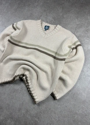 Pull Col V Armand Thiery Crème Vintage #661, marque: Vintage Dressing, état: Très bon état, taille: L, 24,00 €, 25,90 € Protection acheteurs (Pro) incluse