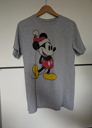 👕 T-shirt gris Mickey Mouse de Noël  – Disney, zustand: Sehr gut, größe: M, 5,00 €, 5,95 € inklusive Vinted-Käuferschutz
