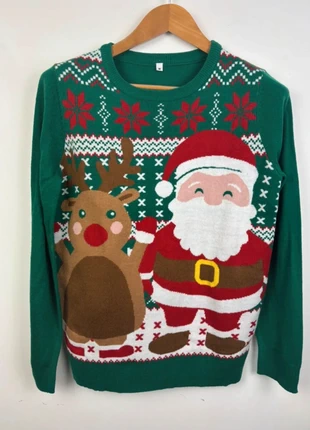 Pull de Noël homme Merry christmas vert père Noël renne M, marke: Noël, zustand: Neu, größe: M, 18,00 €, 19,60 € inklusive Vinted-Käuferschutz
