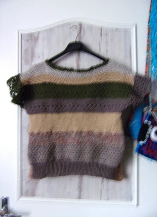 Pull aux couleurs d'automne, état: Neuf sans étiquette, taille: M / 38 / 10, 5,50 €, 6,48 € Protection acheteurs incluse