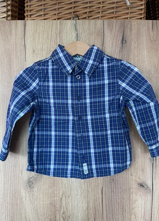 Paars geruit Mexx overhemd, katoen, lange mouw, maat 74, ideaal voor winter/kerst 🎄, merk: Mexx, staat: Heel goed, maat: 9-12 maanden / 74 cm, € 1,50, € 2,28 inclusief Kopersbescherming