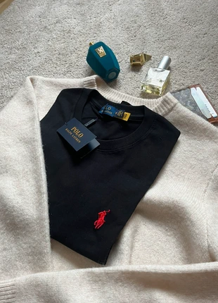 Zwart Ralph Lauren t shirt, marca: Ralph Lauren, estado: Nuevo con etiquetas, tamaño: M, 24,95 €, 26,90 € Protección al comprador incluida