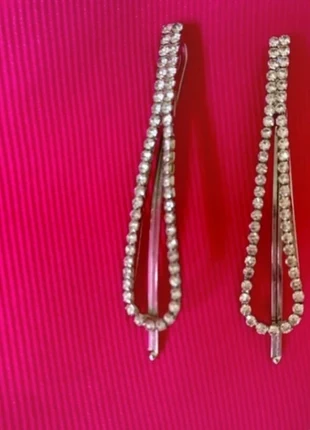 Lot de 2 barrettes argentées Zara - neuves, merk: Zara, staat: Nieuw zonder prijskaartje, € 2,00, € 2,80 inclusief Kopersbescherming