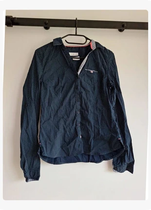 R0330.Chemise bleu marine à pois Cache Cache T34, marque: Cache Cache, état: Très bon état, taille: XS / 34 / 6, 4,00 €, 4,90 € Protection acheteurs (Pro) incluse