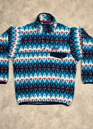 Polaire Patagonia Bleu/Blanc/Rouge XXS femme, marque: Patagonia, état: Très bon état, taille: XXS / 32 / 4, 65,00 €, 68,95 € Protection acheteurs (Pro) incluse