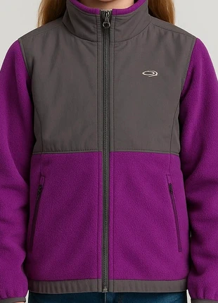 Champion – Polaire bicolore violet/gris – Taille enfant S (8-10 ans), marque: Champion, état: Très bon état, taille: 9 ans / 134 cm, 12,00 €, 13,30 € Protection acheteurs incluse
