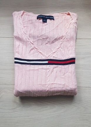 Pull Tommy Hilfiger - Col en V, merk: Tommy Hilfiger, staat: Heel goed, maat: L / 40 / 12, € 18,00, € 19,60 inclusief Kopersbescherming Pro