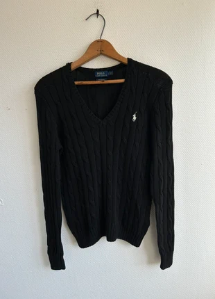 Pull Torsadé Ralph Lauren Noir 📏 L, marque: Ralph Lauren, état: Très bon état, taille: L / 40 / 12, 39,00 €, 41,65 € Protection acheteurs (Pro) incluse