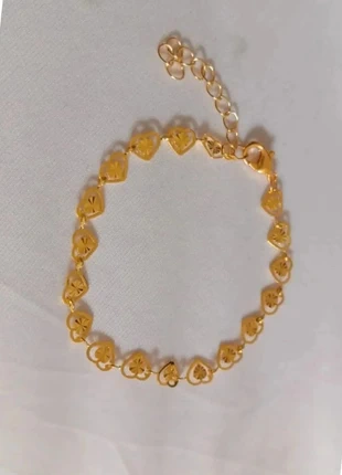 Cœur en bracelet acier inoxydable doré 🧡, état: Très bon état, 6,50 €, 7,53 € Protection acheteurs incluse