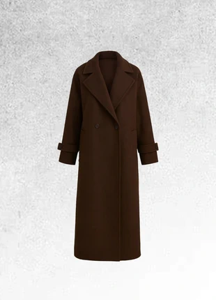 Manteau long marron - M, marque: Carlita, état: Neuf sans étiquette, taille: M / 38 / 10, 69,00 €, 73,15 € Protection acheteurs (Pro) incluse