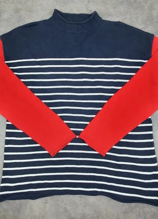 Pull marinière manches rouge col montant Marque Tommy Hilfiger Taille S femme, brand: Tommy Hilfiger, condition: Very good, size: S / 36 / 8, €15.00, €16.45 includes Buyer Protection Pro