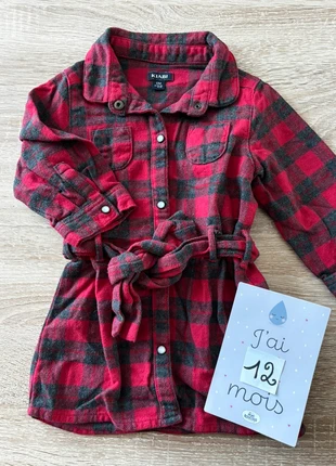Robe à carreaux KIABI t.12m, brand: Kiabi, condizioni: Ottime, taglia: 12-18 mesi / 80 cm, €3.00, €3.85 include la Protezione acquisti