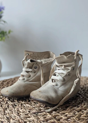 Anciennes bottes de bébé, marque: ancien, état: Satisfaisant, taille: Taille unique, 6,00 €, 7,00 € Protection acheteurs incluse