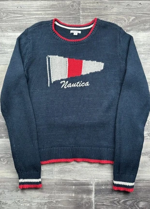 Pull d'hiver Nautica Bleu Marine taille XL, marca: Nautica, estado: Muito bom, tamanho: XL / 42 / 14, €13.00, €14.35 inclui Proteção do Comprador