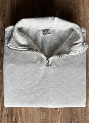 Pull Zip Zara Half Zip Col Camionneur | Taille S | Blanc, marque: Zara, état: Très bon état, taille: S, 25,00 €, 26,95 € Protection acheteurs incluse