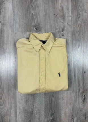 Chemise Ralph Lauren Jaune à manche longue style old money logo Ralph Lauren brodé taille L, brand: Ralph Lauren, condizioni: Buone, taglia: L, €12.50, €13.83 include la Protezione acquisti