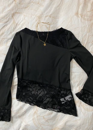 Top camiseta encaje negro, marque: Poéselle, état: Neuf sans étiquette, taille: S / 36 / 8, 11,00 €, 12,25 € Protection acheteurs incluse