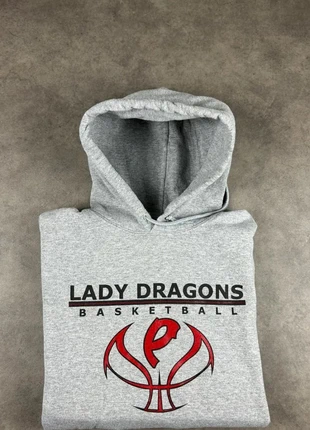 Sweat pull à capuche|Gris vintage oversize| Lady Dragons Basketball – Taille XL, marke: Vintage Dressing, zustand: Sehr gut, größe: XL, 27,50 €, 29,58 € inklusive Vinted-Käuferschutz