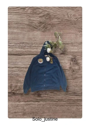 Sweat à capuche zippé American College 16 ans bleu foncé, brand: American College, condition: Good, size: 16 years / 176 cm, €8.00, €9.10 includes Buyer Protection