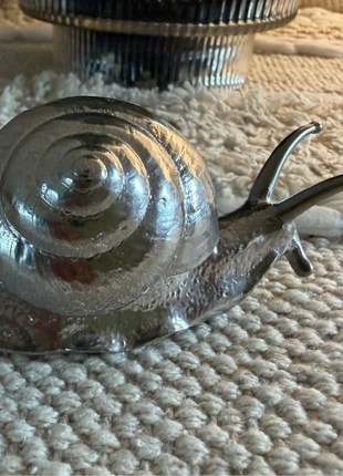 🐌 Statue Décorative Escargot Argenté - Résine 11cm, staat: Heel goed, € 10,00, € 11,20 inclusief Kopersbescherming